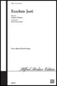 Exsultate Justi Three-Part Mixed choral sheet music cover